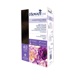 Colorazione in Crema Castano Medio 4.0 – Flowertint