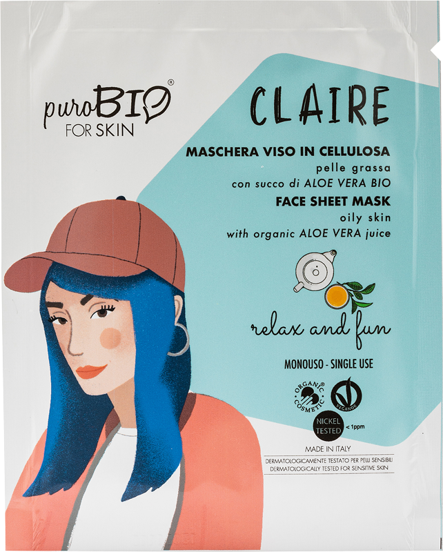 Maschera Viso Claire Relax and Fun – puroBIO