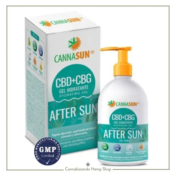 Cannasun After Sun Gel con CBD e CBG – gel doposole
