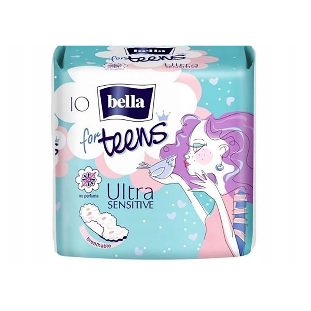 Assorbenti Teens Ultra Sensitive busta da 10 pezzi – no profumo
