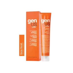 genUS Color – Crema Colorante Permanente con Cheratina, Macadamia e Argan – Rame Dorati 100 ml