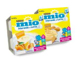 MIO MERENDE AL LATTE 4X100GR DA 6 MESI