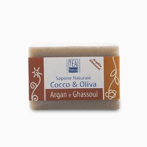 Sapone Naturale Ghassoul e Argan – Tea Natura